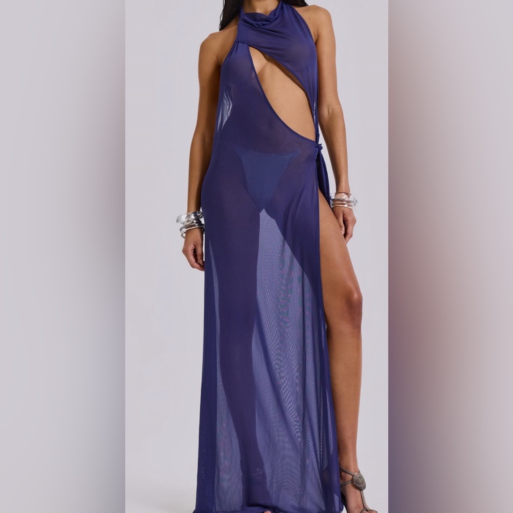 Jaded London - Eclipse Backless Asymmetric Dress